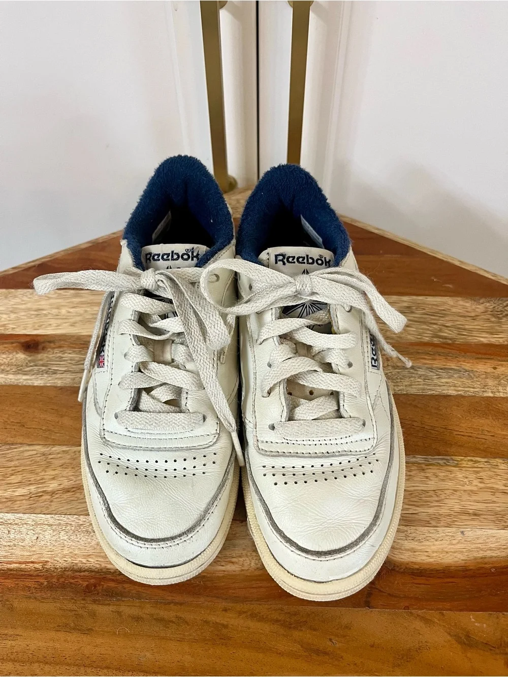 Reebok Big Kids classic Club C 85 Vintage in chalk/vector navy